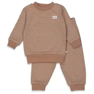 Feetje pyjama wafel - Bruin