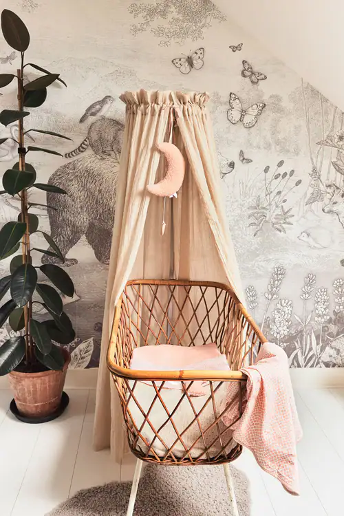 Sluier Vintage 155cm - Nougat