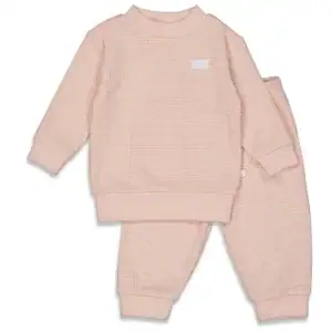 Baby Feetje pyjama wafelblauw, zacht en comfortabel voor baby's.