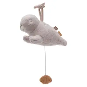 Muziekhanger zeedieren voor baby's, zacht en rustgevend, perfect voor babybedje of wieg.