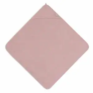 Badcape badstof 75x75cm Wild Rose met naamoptie.