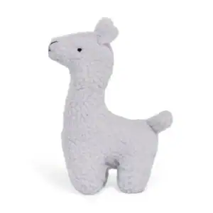 Grijze lama knuffel voor baby's en kinderen, zacht en knuffelbaar.